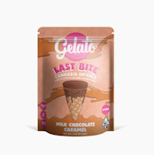 GELATO - Edible - Milk Chocolate Caramel - Mini Sugar Cones - 10-Ct - 100MG