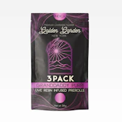 Granddaddy Purp 1.2g Live Resin Infused Pre-Roll 3pk