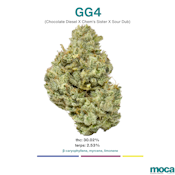 MOCA Flowers - 1/8th Mylar Bag - GG4