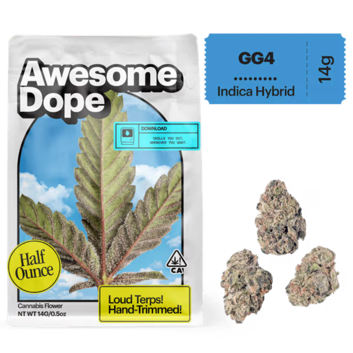 Awesome Dope - GG4 (I-H) | 14g Smalls Flower | Awesome Dope Main Image