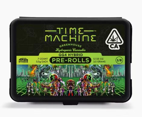 Time Machine - Time Machine .5g GG4 Preroll 7pk Main Image