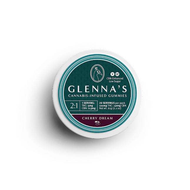 Glenna's - Glenna's - Cherry Dream - 100mg 20ct - Edible Main Image