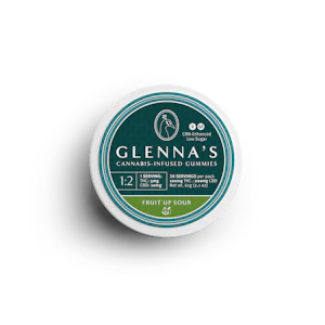 GLENNA'S - Glenna's - Fruit Up Sour - 100mg 20ct - Edible