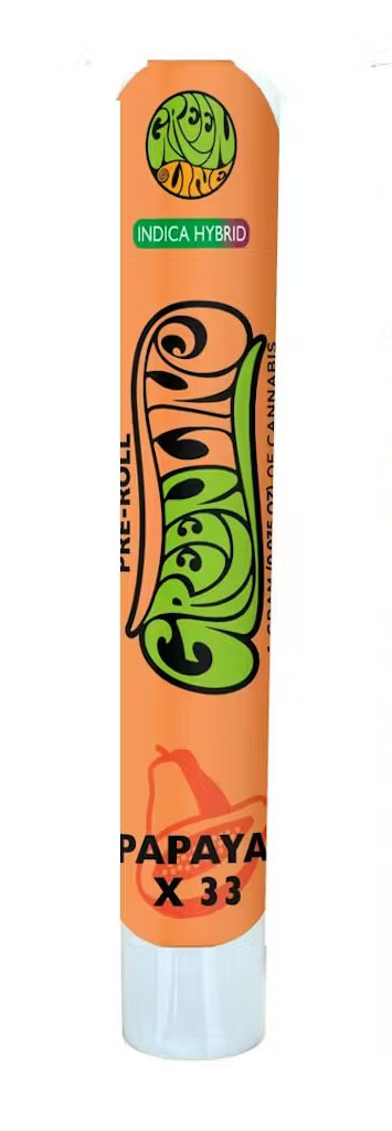 Greenline | Papaya x 33 | Diamond Infused | Single