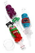 7" MONSTER GLASS DAB STRAW | ACCESSORIES