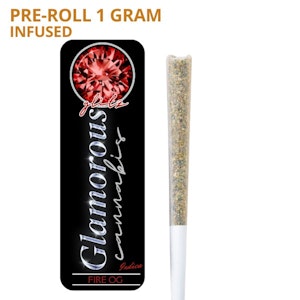 Glitz Glamorous Cannabis - Glitz Fire OG 1G infused preroll