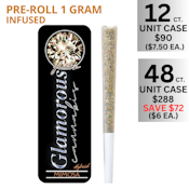 Glitz Glamorous | Mimosa | 1 G Infused Preroll | 12 Unit Case