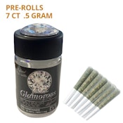 Glitz Platinum Cookie .5G 7CT infused preroll