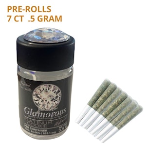 Glitz Glamorous Cannabis - Glitz Platinum Cookie .5G 7CT infused preroll