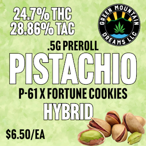 Green Mountain Dreams - Green Mountain Dreams | Pistachio | 0.5G