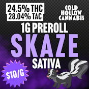 Cold Hollow Canabis | Preroll Skaze | 1G