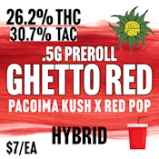 Sunny View Farm | Preroll Ghetto Red | 0.5G