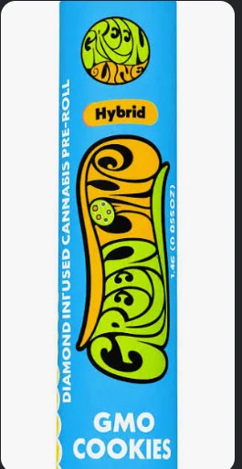 Greenline - [GREENLINE] Infused Preroll - 1g - GMO Cookies (H) Main Image