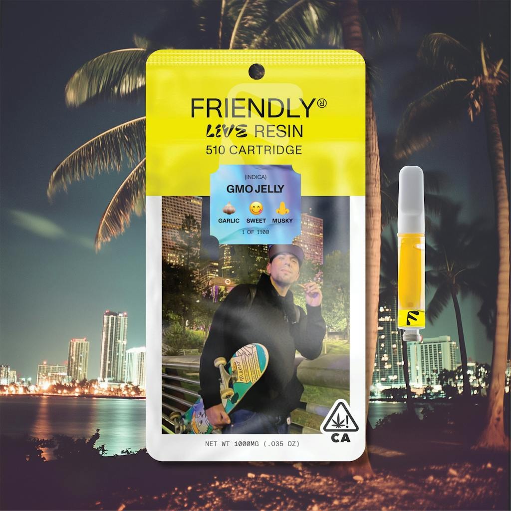 Friendly Brand GMO Jelly Live Resin Cartridge 1.0g