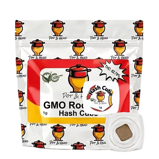 Pot & Head - GMO Root Beer | Hash Cube | 1g | Pot & Head Main Image