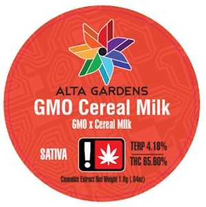 ALTA GARDENS - GMO Cereal Milk, Cured Resin