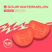 Good News | 10pk Gummies | Pre-Game Sour Watermelon 2:1 THC:THCV | 100mg