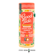 Good Tides Grapefruit THC : CBD : CBC Solventless Hash Gummies 100mg
