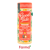 Good Tides Grapefruit THC : CBD : CBC Solventless Hash Gummies 100mg