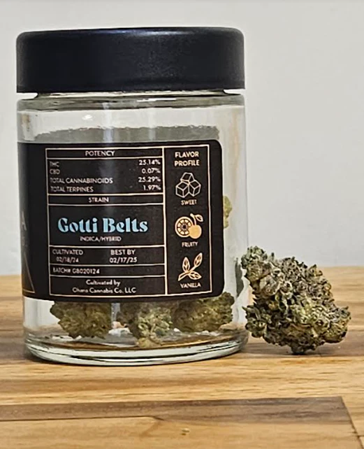 OHANA CANNABIS CO - [Ohana Cannabis Co.] Indoor Flower - 28g - Gotti Belts (I/H) Main Image