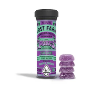 Kiva Lost Farms Live Resin Gummies Grape