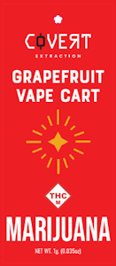 COVERT EXTRACTION - COVERT EXTRACTION - GRAPEFRUIT 1 GRAM VAPE CART