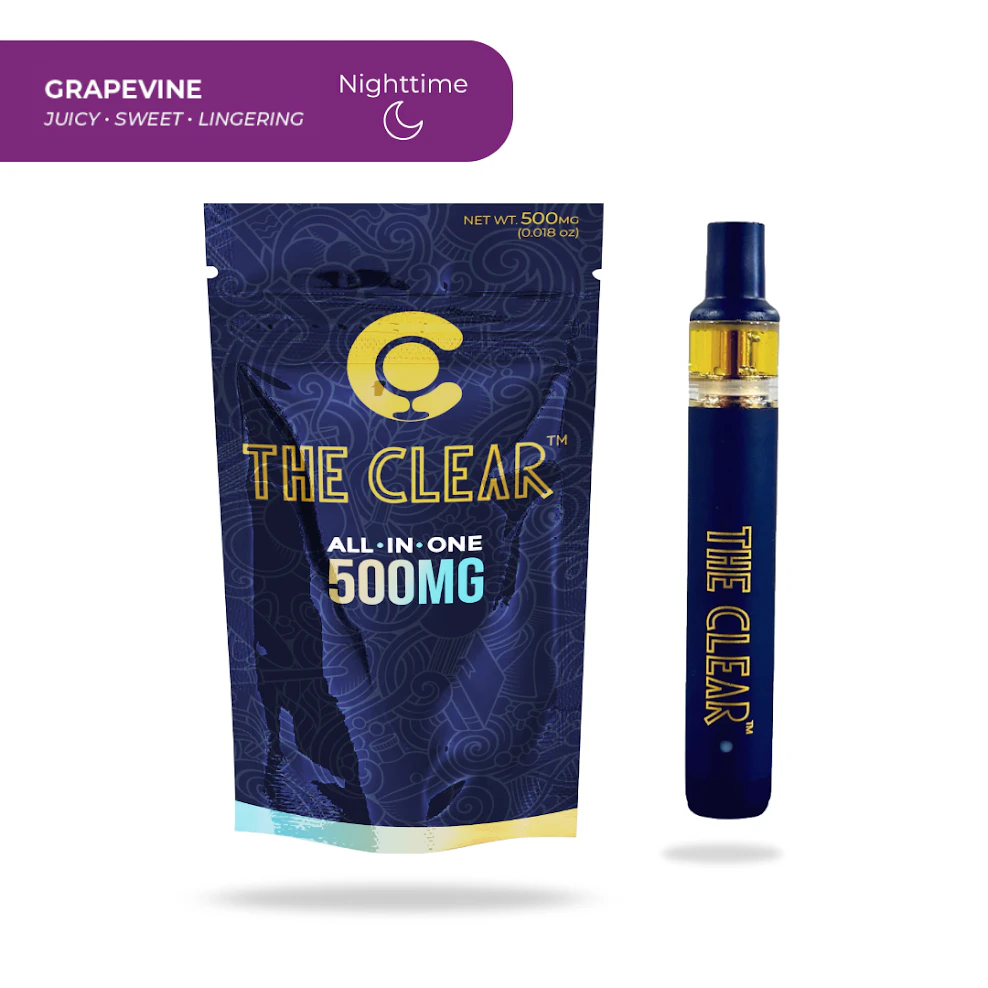 THE CLEAR - THE CLEAR - GRAPEVINE 0.5G DISPOSABLE VAPE Main Image
