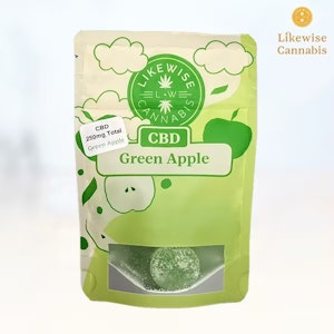 Likewise - 10pk 250mg CBD Only Full Spectrum - Green Apple