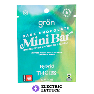 Gron - Gron THC Dark Chocolate Mini Bar 100mg