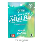 Gron THC Dark Chocolate Mini Bar 100mg
