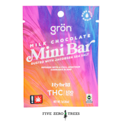 Gron THC Milk Chocolate Mini Bar 100mg