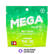Gron Sour Apple Mega Pearl 100mg