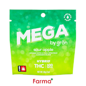 Gron Sour Apple Mega Pearl 100mg