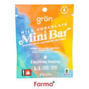 Gron 1:1 CBG Milk Chocolate Mini Bar 100mg