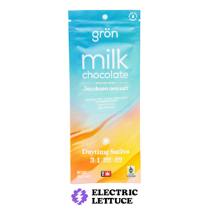 Gron - Gron Sea Salt Milk Chocolate 3:1 100mg