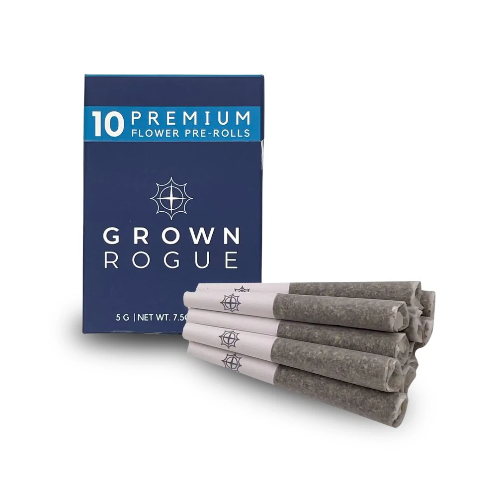 Grown Rogue - Deep Space 10pk Prerolls (5g total/.5g each) - GROWN ROGUE Main Image