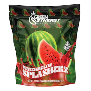 Green Synergy | Resin Infused Gummies | Watermelon | 100mg