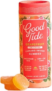GOOD TIDE - Grapefruit CBC 1:1:1 Live Rosin Gummies