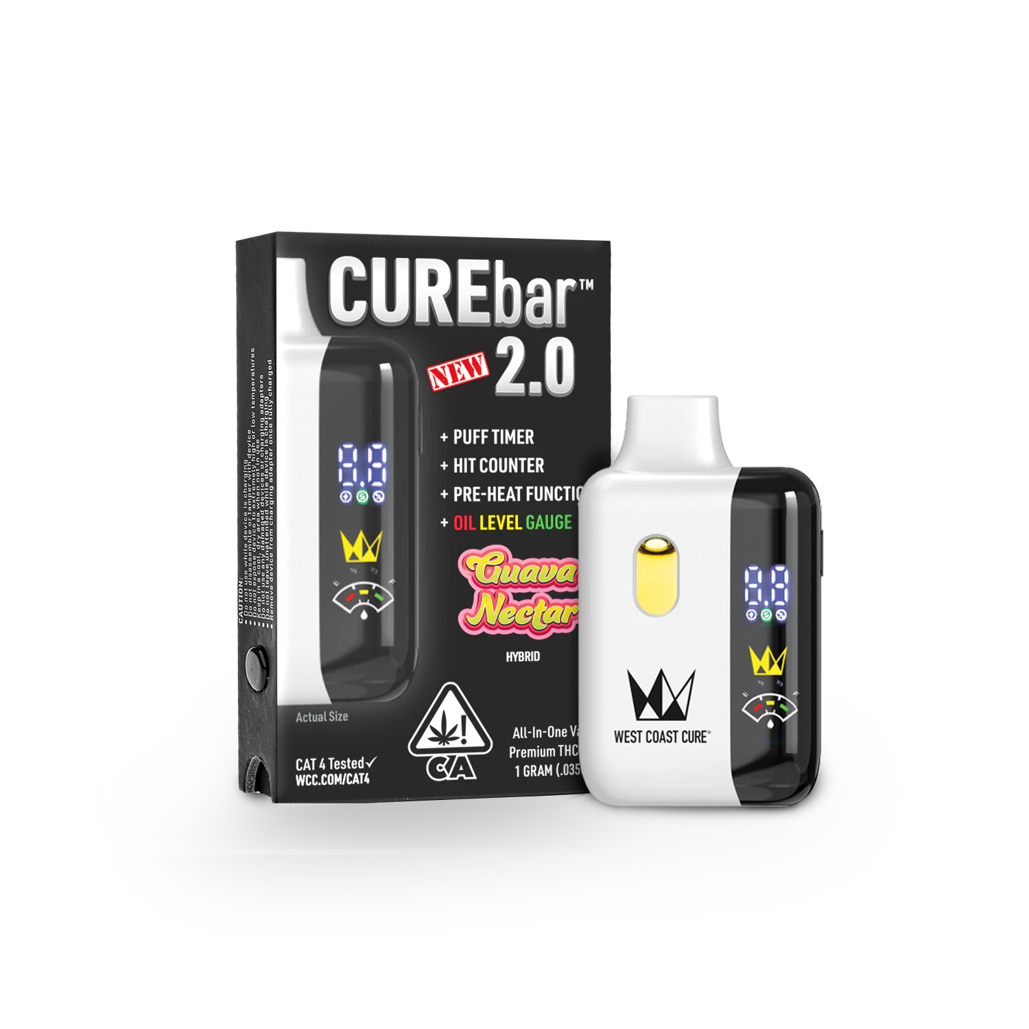 West Coast Cure - WCC | Disposable | CUREbar | Guava Nectar | 1g Main Image
