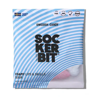 Sockerbit - Sockerbit Foamy Lips and Skulls Gummies Main Image
