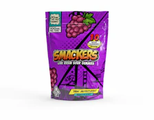 Smackers - Grape Live Resin Sour Gummies 100mg