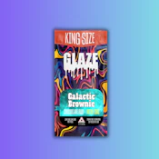 Glaze | King Galactic Brownie Bar | 10mg Chocolate | 20-Pack | 200mg Total