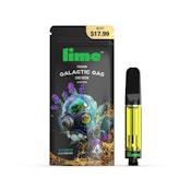 Lime Galactic Gas Live Resin Cartridge 1.0g