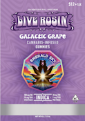 Galactic Grape 110mg 10 Pack Live Rosin Gummies - Emerald Sky