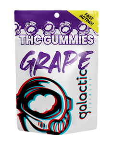 GALACTIC - Fast Acting Grape Gummies - 100mg - CLC