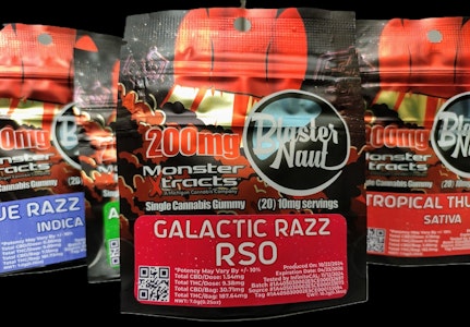 MONSTER XTRACTS - GALACTIC RAZZ - RSO - 200MG BLASTERNAUT - MONSTER X