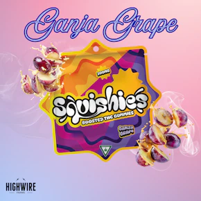 Squishies Hash Rosin Gummies Ganja Grape 200mg