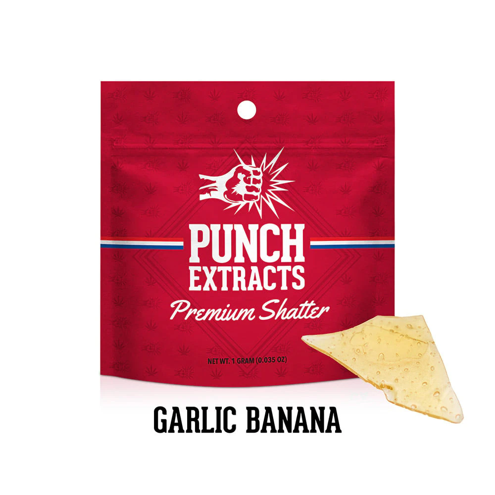 Punch Edibles - PUNCH Garlic Bananas Shatter 1.0g Main Image