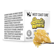 Garlic Breath (H) | 1g Tier 4 Cold Cure Rosin Badder | West Coast Cure