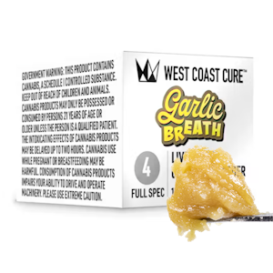 WEST COAST CURE - Garlic Breath (H) | 1g Tier 4 Cold Cure Rosin Badder | West Coast Cure